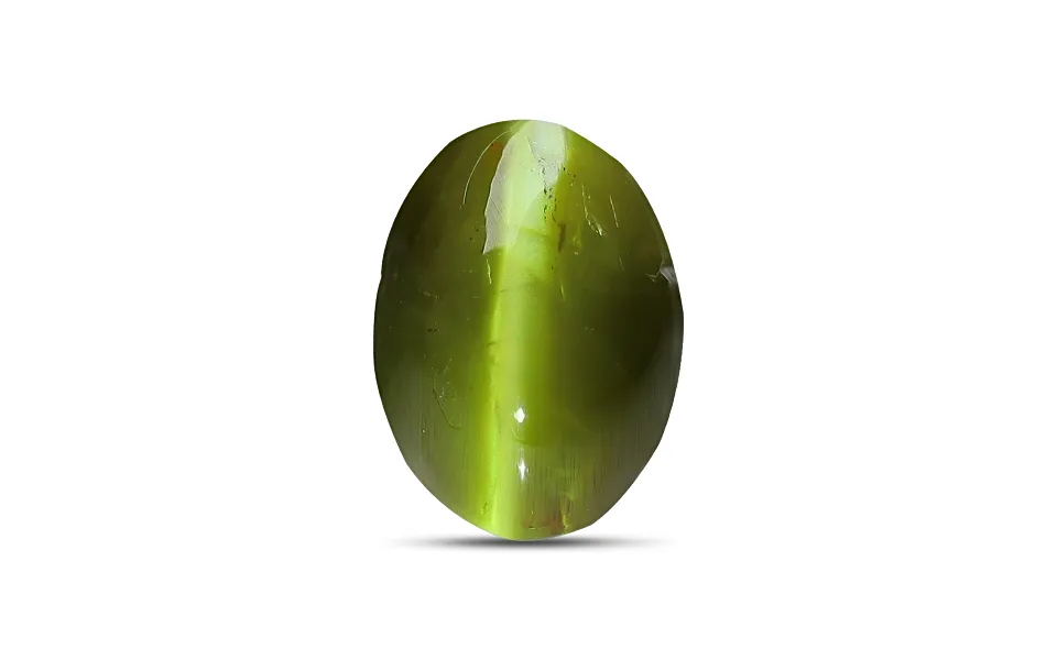 gp59226-1-60524 Deep Green Chrysoberyl Cat's Eye - 4.37 Carats - Image 1