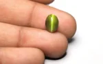 Deep Green Chrysoberyl Cat's Eye - 4.37 Carats - Image 2