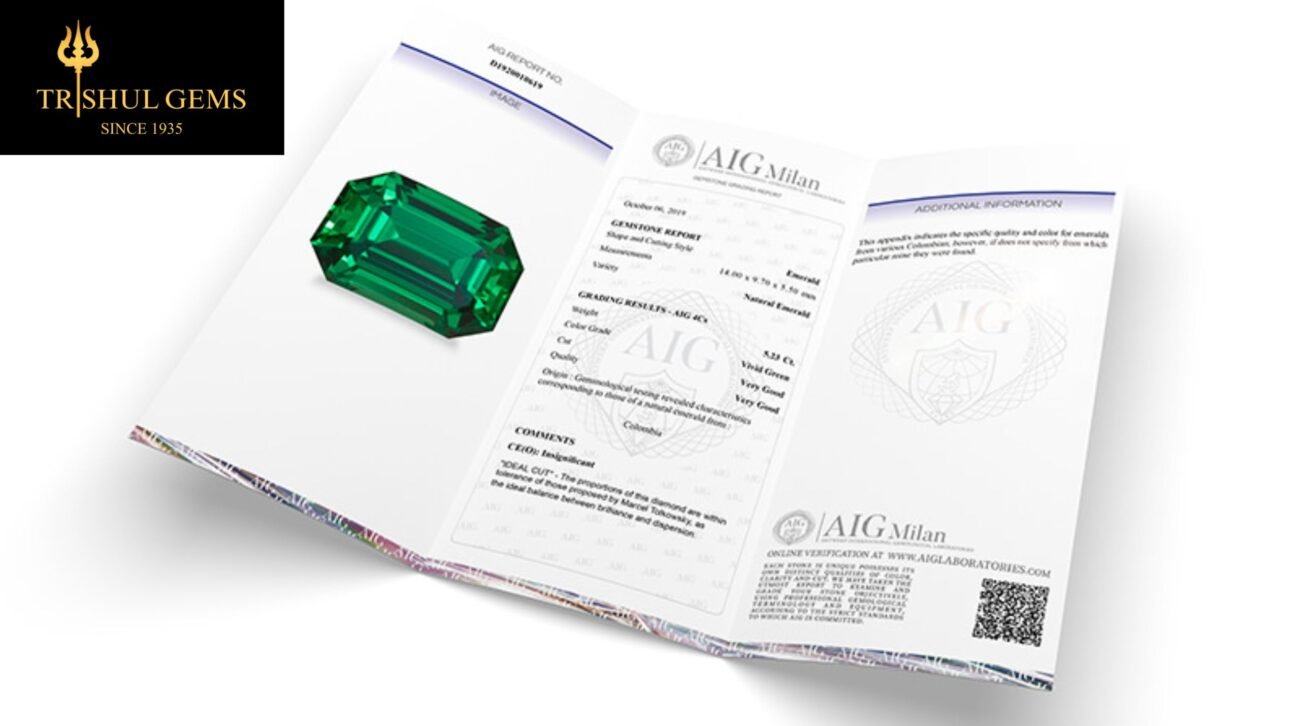 The Importance of Gemstone Certification: Why You Should Never Buy Without One Trishul Gems
