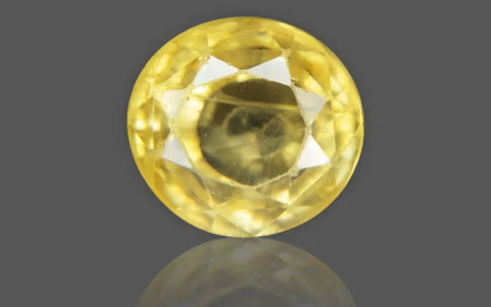194-3.png ellow Sapphire - 6.62 Carat - Image 1