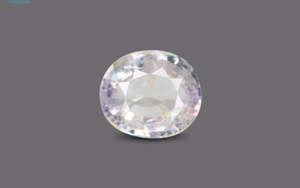 480-4.png White sapphire - 6.23 Carat - Image 1