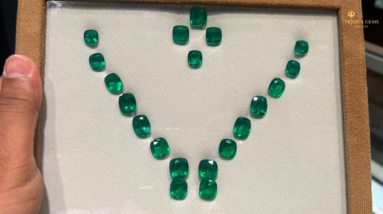 Buy Natural Zambian Emerald (Panna) in Mumbai | Trishul Gems