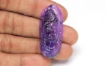 Lord Shiv Carving in Amethyst - 50.54 Carats - Image 2