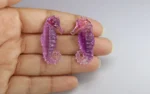 Seahorse Carving in Amethyst Pair - 60.75 Carats - Image 2